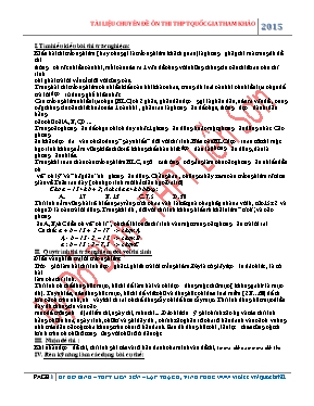 Giáo án Chuyên đề Tiếng Anh Lớp 12 - Đỗ Bình